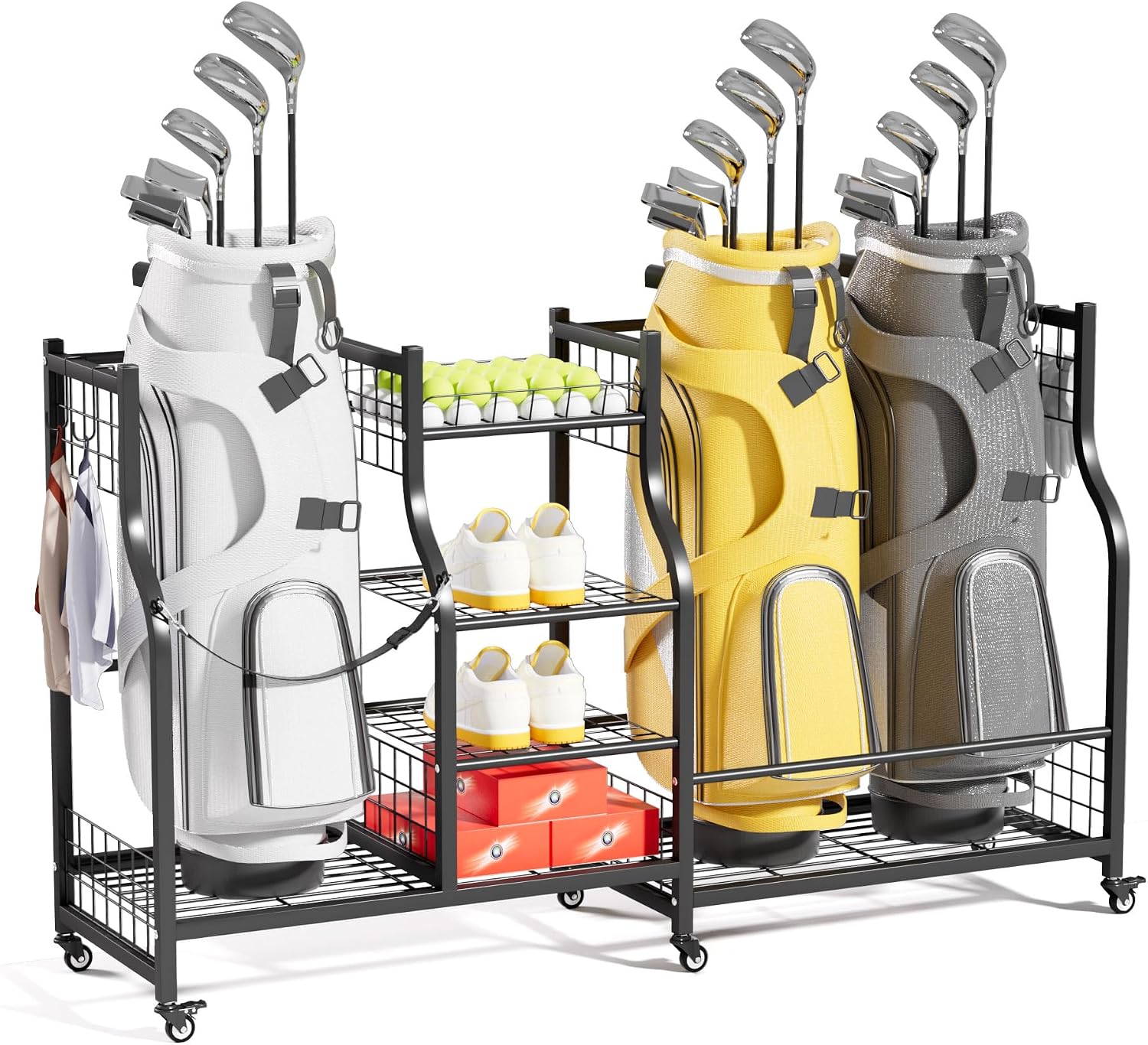 Golf Equipment Organizer For Garage - Organizador de bolsas de golf, soporte