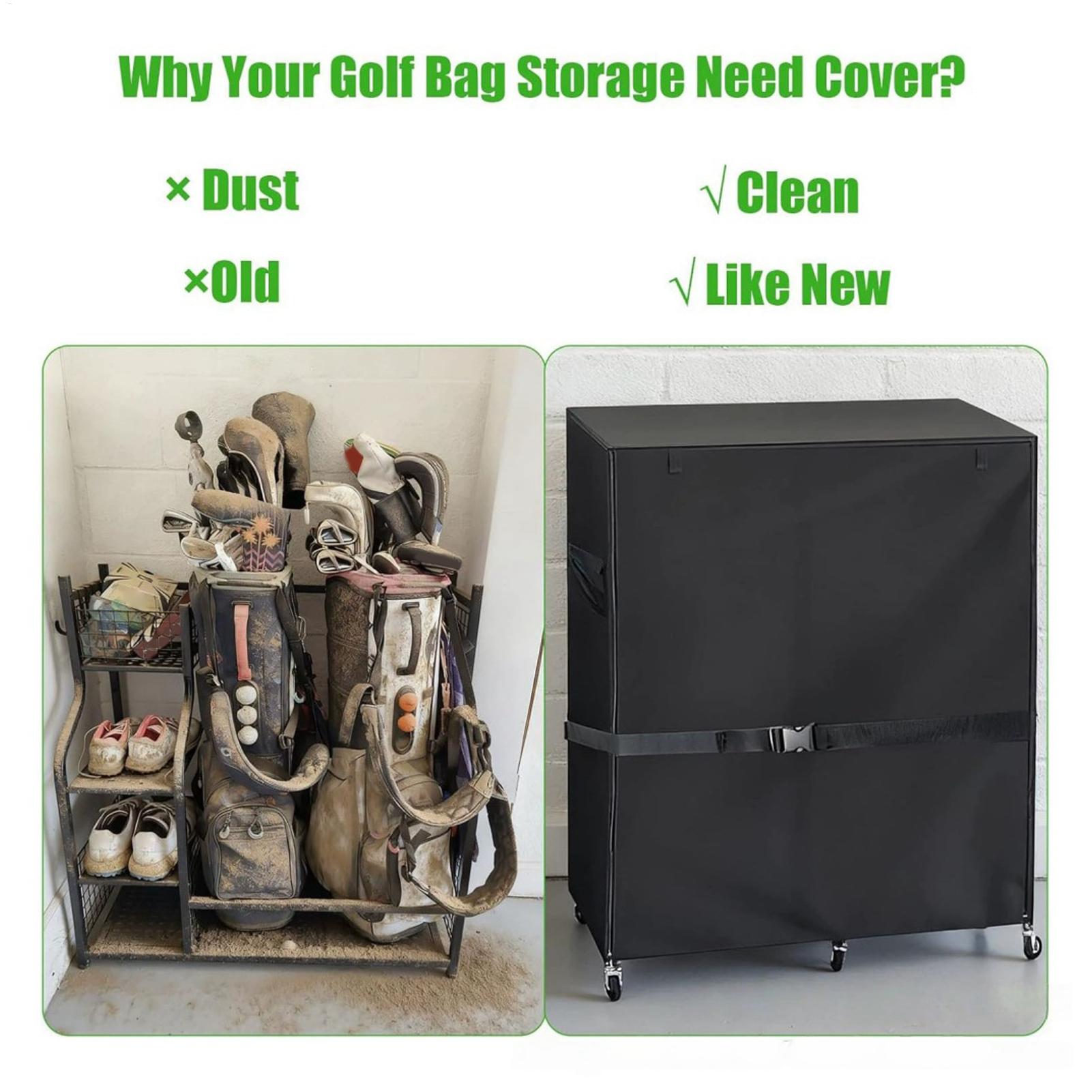 Golf Equipment Organizer For Garage - Funda Protectora para Organizador de Bolsas