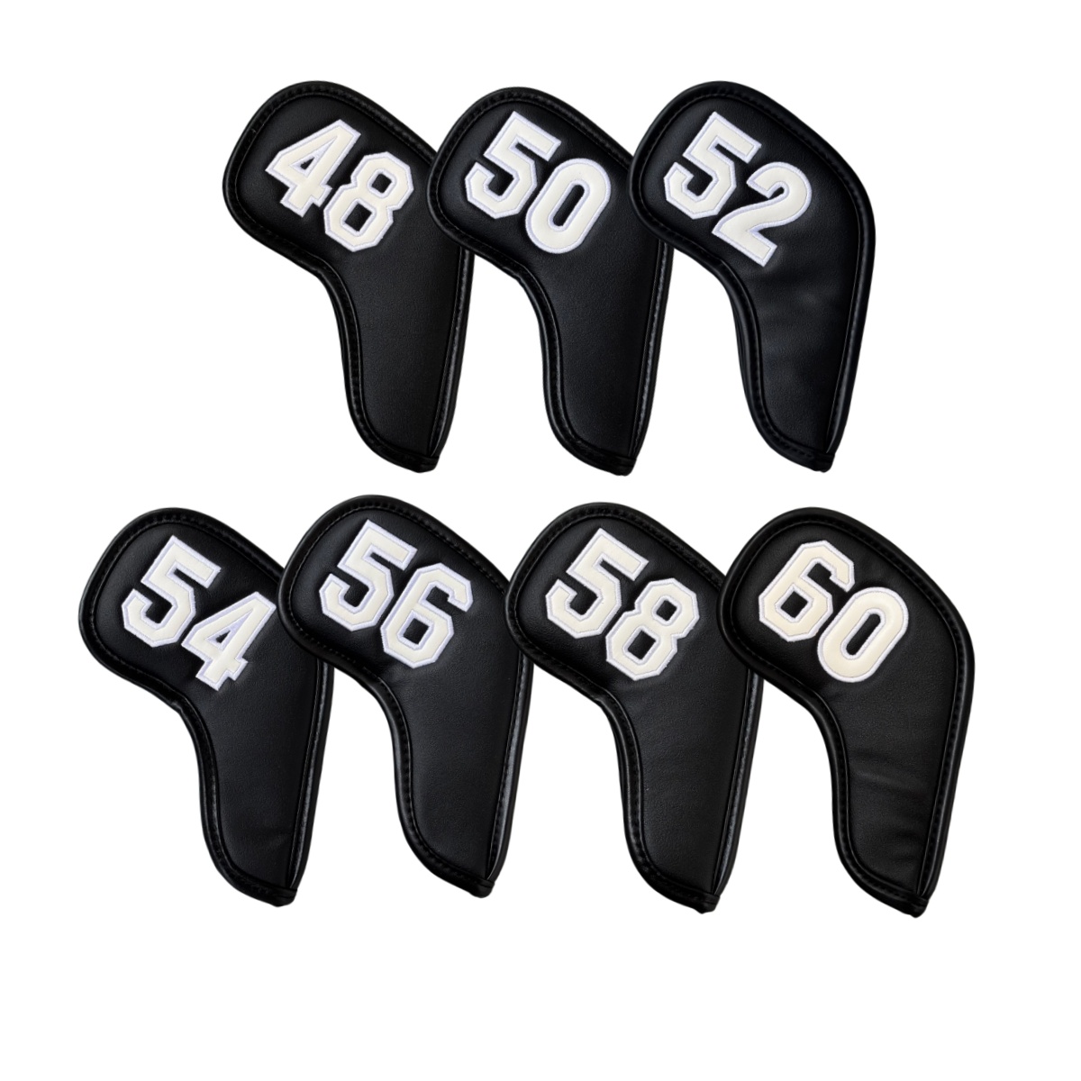 Golf Equipment Organizer - Fundas de cuero PU para palos