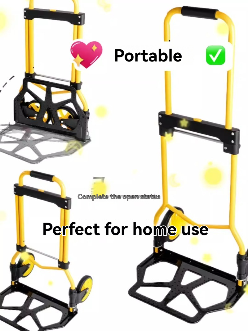 Pull Cart Fold - Carrito de mano plegable ligero y