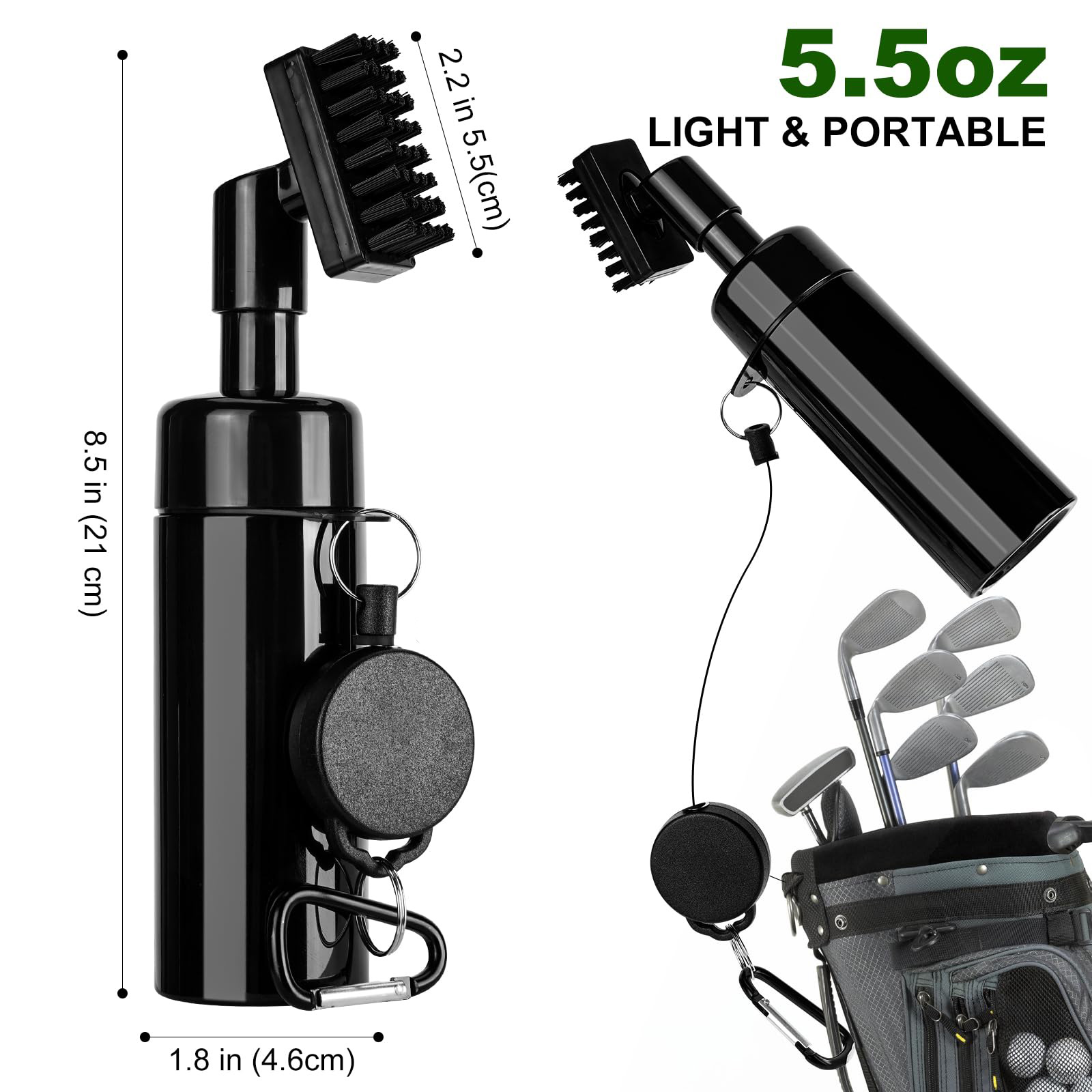 Golf Equipment Indoor - Cepillo de limpieza para cabeza de