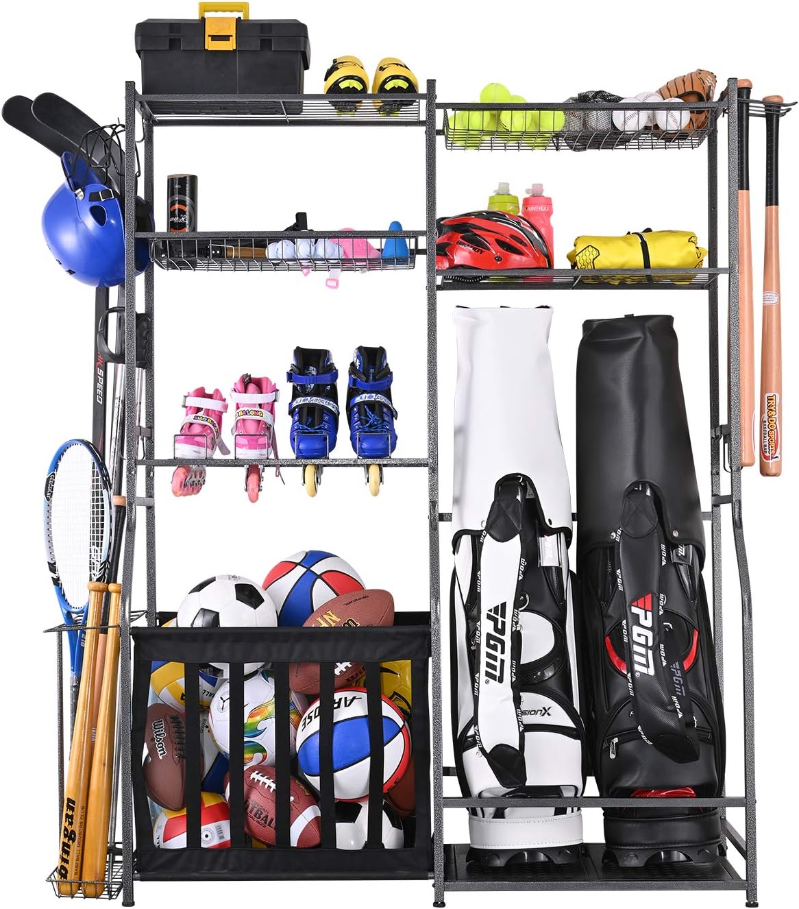 Soporte de Almacenamiento para - Golf Equipment Organizer For Garage reseña y precio