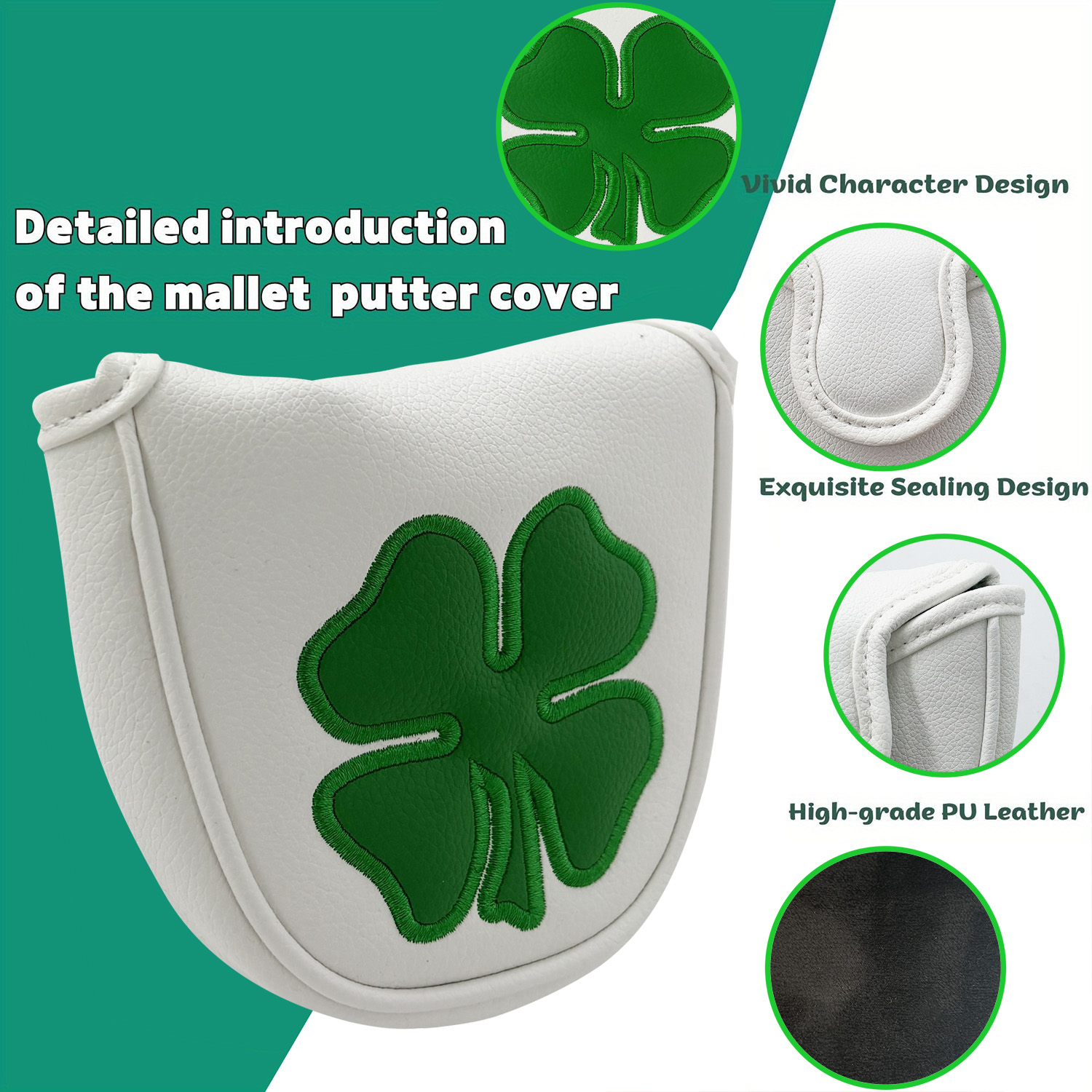 1 funda para cabeza de putter, - Golf Equipment Organizer reseña y precio