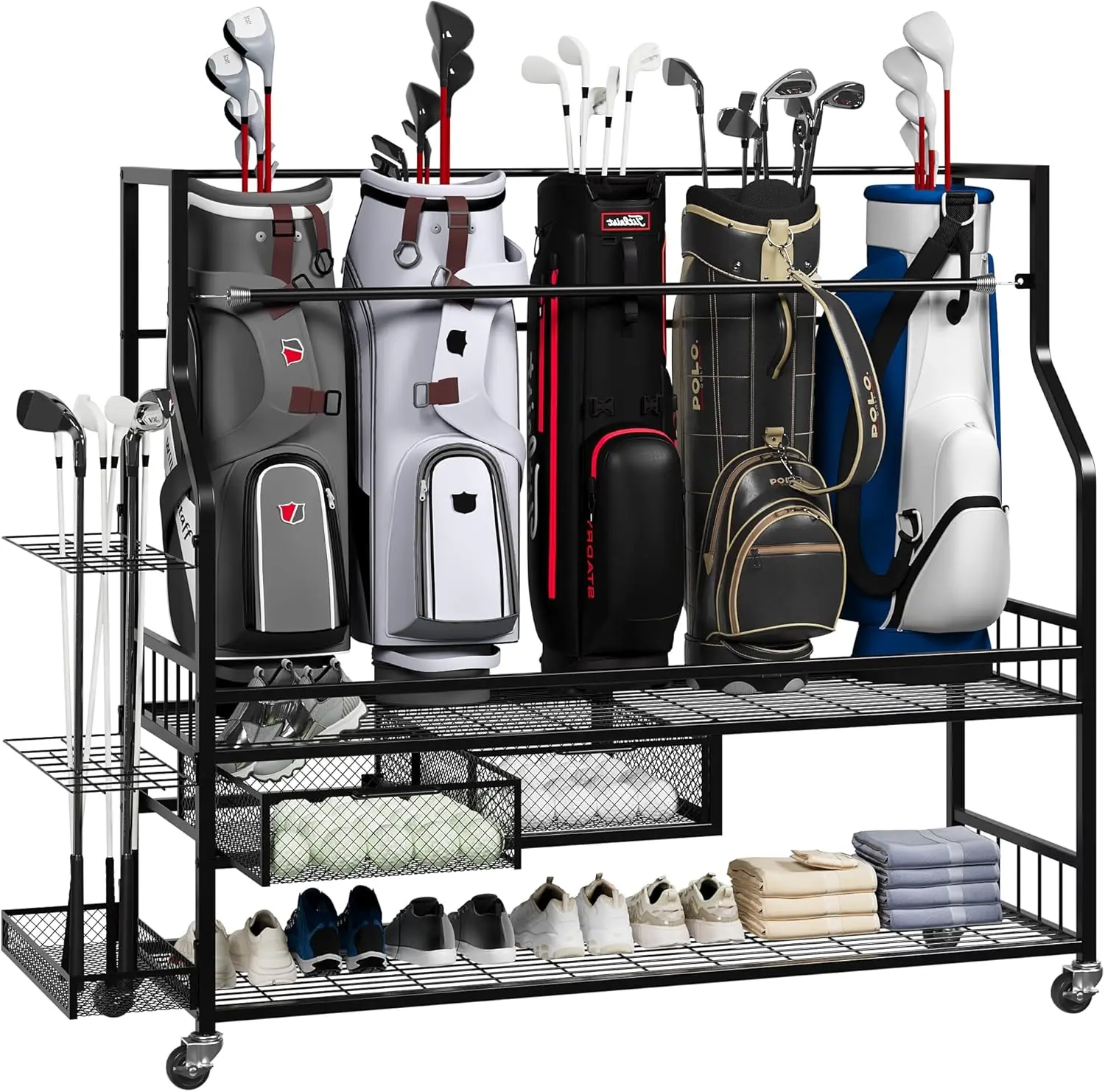 Estante de Almacenamiento Mult - Golf Equipment Organizer For Garage reseña y precio