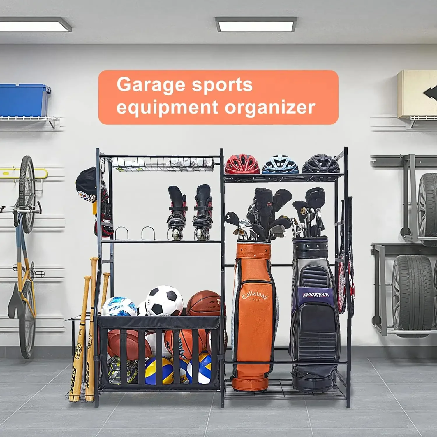 Organizador de Equipamiento De - Golf Equipment Organizer For Garage reseña y precio