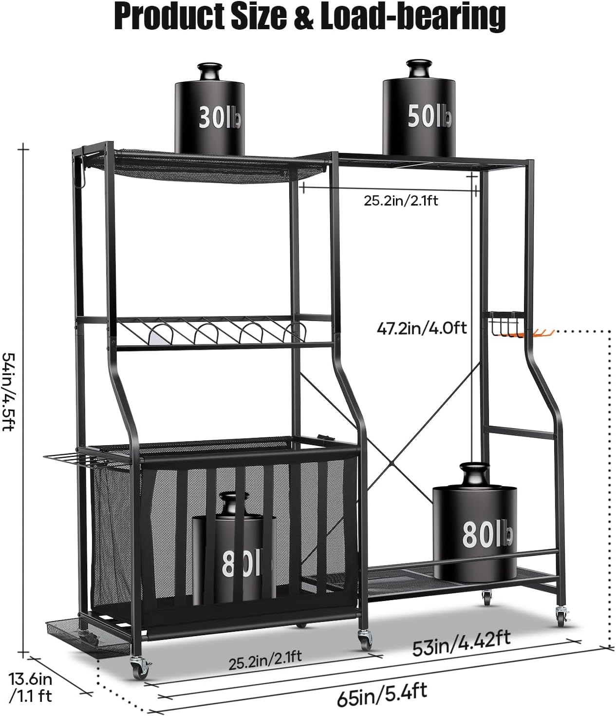 Organizador de Equipamiento De - Golf Equipment Organizer For Garage reseña y precio